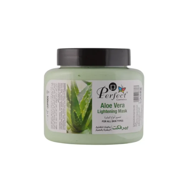 Perfect Cosmetics Aloe Vera Lightening Mask 500ml – Brightening & Hydrating | For All Skin Types becool maroc beauty