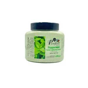 Perfect Cosmetics Peppermint Facial Lightening Scrub 500ml – Exfoliating & Brightening | For All Skin Types becool beauty maroc