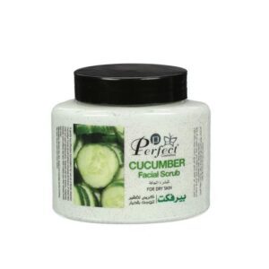 Perfect Cosmetics Cucumber Facial Scrub 500ml – Hydrating & Soothing Exfoliation | For Dry Skin becool maroc beauty