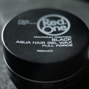 Becool.ma RedOne Black Hair Styling Aquatic Wax 150ml – Extra Hold, Shiny Look, Cherry Fragrance – Hair Wax for Men and Women Becool