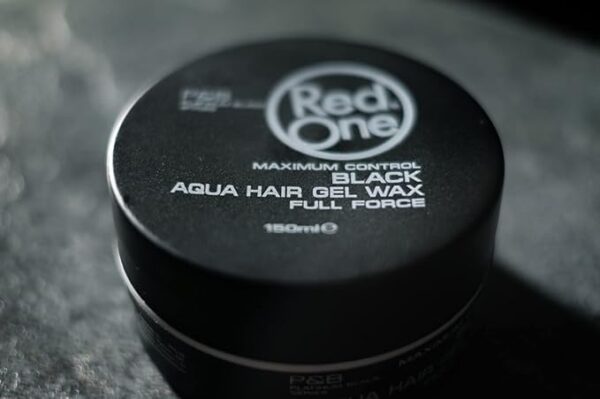 Becool.ma RedOne Black Hair Styling Aquatic Wax 150ml – Extra Hold, Shiny Look, Cherry Fragrance – Hair Wax for Men and Women Becool