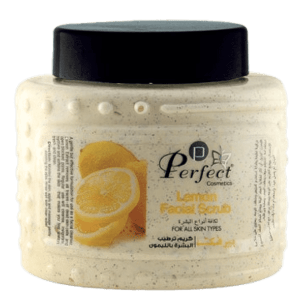 Perfect Cosmetics Lemon Facial Scrub – Exfoliating & Brightening 500ml | For All Skin Types becool