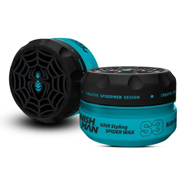 Nish Man Spider Hair Styling Wax S3 – Shiny Look 150ml | Ultra Hold Water-Based Wax with Spider Web Effect becool morocco