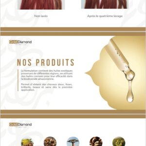 Becool Gold Diamond Cosmetics Protein Hair Treatment Becool.ma