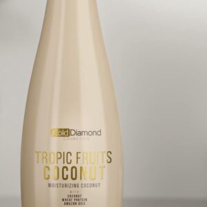 Gold Diamond Tropic Fruits Coconut – Deep Moisturizing Hair Treatment 1L | Coconut, Wheat Protein & Amazon Oils for Blonde & Silver Hair becool.ma
