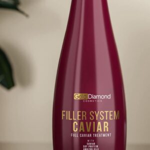 Gold Diamond Filler System Caviar – Intensive Repair Hair Mask 1L | Caviar & Soy Protein for Blonde & Silver Hair becool mohammedia