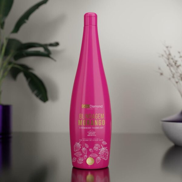 Gold Diamond Blindagem Morango – Strawberry Hair Shielding Treatment 1L | Shine & Protection for Blonde or Silver Hair becool morocco