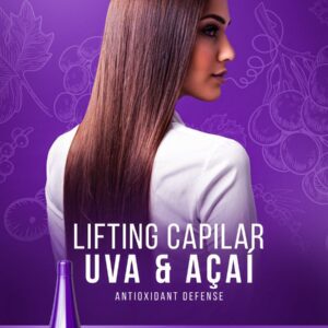 Gold Diamond Brazilian Hair Straightening Treatment – UVA & Açaí 1L | Professional Hair Smoothing for Colored & Blonde Hair becool.ma