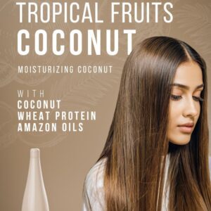 Gold Diamond Tropic Fruits Coconut – Deep Moisturizing Hair Treatment 1L | Coconut, Wheat Protein & Amazon Oils for Blonde & Silver Hair becool.ma