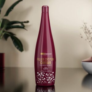 Gold Diamond Filler System Caviar – Intensive Repair Hair Mask 1L | Caviar & Soy Protein for Blonde & Silver Hair becool beauty maroc