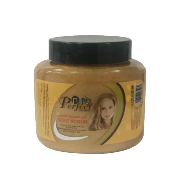 Perfect Cosmetics Gold Scrub 500ml – Radiance Boosting Exfoliator for All Skin Types becool beauty maroc