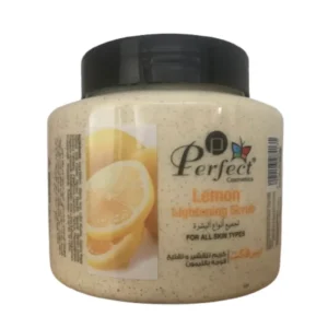 Perfect Cosmetics Lemon Facial Scrub – Exfoliating & Brightening 500ml | For All Skin Types becool beauty maroc