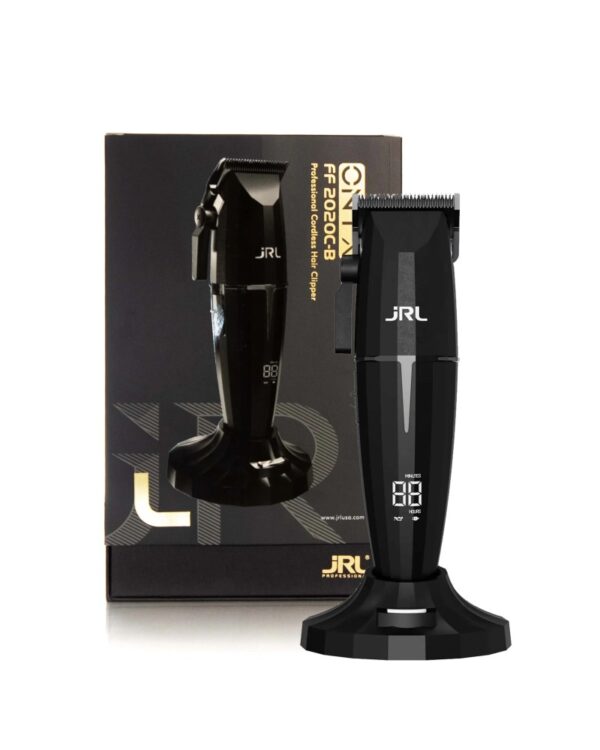 JRL ONYX FF2020C-B Professional Cordless Hair Clipper with LED Display – High Precision & Quiet Motor becool ma
