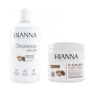 Bianna Argan Hair Care Kit – Revitalize & Restore (Shampoo 500ml + Hair Cream 500ml) becool maroc