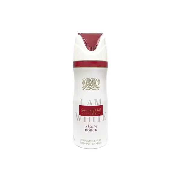 Ana Abiyedh Rouge (I am White) Perfumed Body Spray 200ml by Lattafa | BeCool.ma