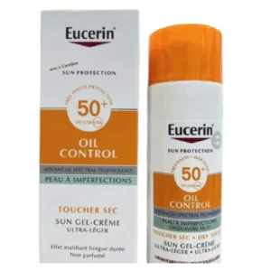 Eucerin Oil Control SPF 50+ Ultra-Light – 50 ml | Sun Gel-Cream for Oily & Acne-Prone Skin becool maroc