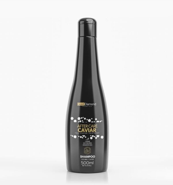 Shampooing After Care Caviar Gold Diamond – 500ml | Nettoyant Nourrissant Après Traitement | BeCool.ma