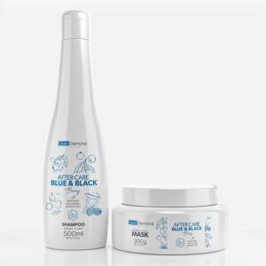 Gold Diamond Blue & Black Berry Treatment Set – Shampoo 500ml + Mask 300g | Antioxidant Hair Repair becool maroc