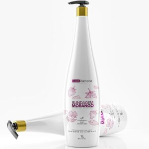 Gold Diamond Blindagem Morango 1L – Strawberry Technology Hair Shield for Blond & Silver Hair | Repair, Protect & Shine becool maroc