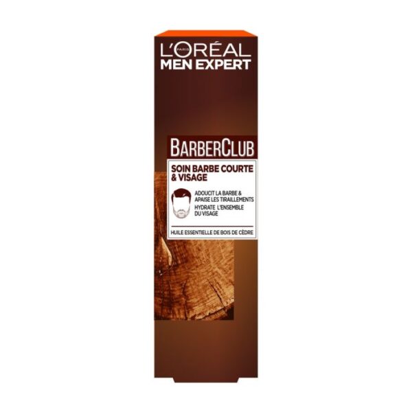 L'Oréal Men Expert BarberClub Short Beard & Face Moisturizer – 50ml | becool.ma