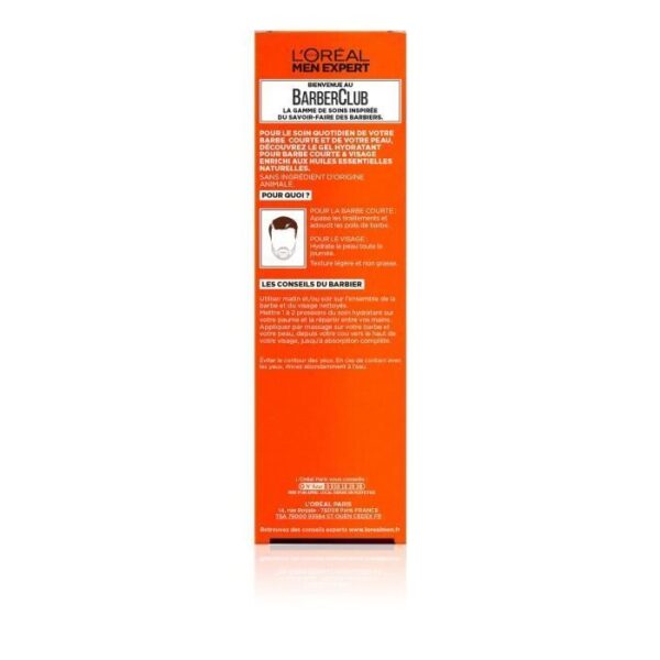 L'Oréal Men Expert BarberClub Short Beard & Face Moisturizer – 50ml | becool.ma