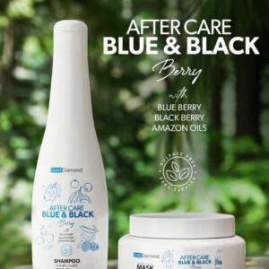 Gold Diamond Blue & Black Berry Treatment Set – Shampoo 500ml + Mask 300g | Antioxidant Hair Repair | BeCool.ma