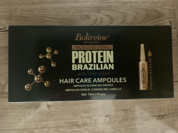 Ampoules Balireine My Queen Soin Capillaire Brésilien Protéiné Hydratant – 13 ml x 10 pcs | becool.ma