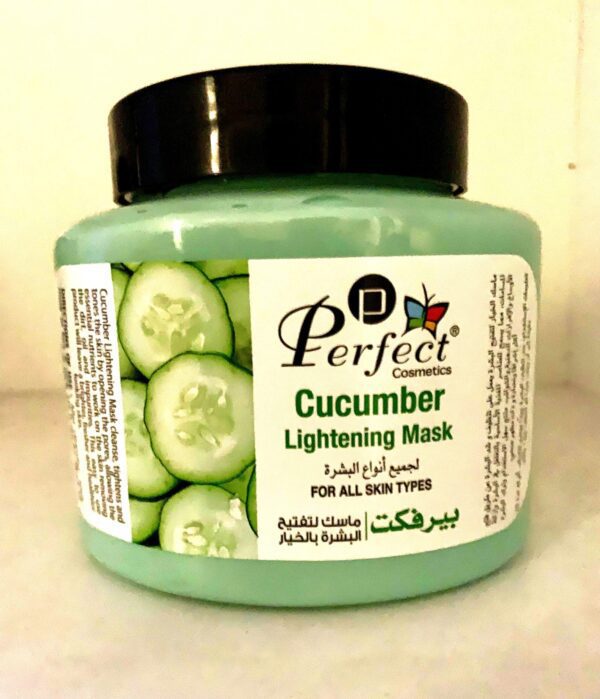 Perfect Cosmetics Cucumber Lightening Mask 500ml – Brightening & Soothing Mask for All Skin Types | Becool.ma