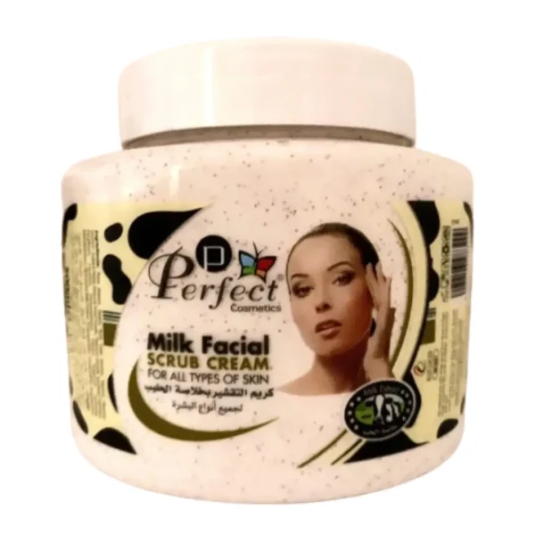 Perfect Cosmetics Milk Facial Scrub Cream 500 ml – For All Skin Types becool maroc