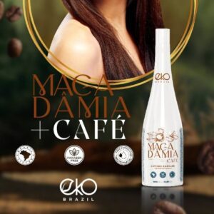 EKO Macadamia Coffee 1L – Professional Smoothing Treatment with Coffee & Macadamia | Anti-Frizz, Repair & Shine becool maroc