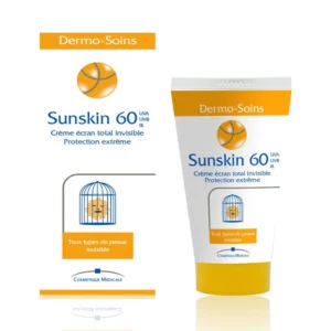Sunskin SPF 60 Sunscreen – UVA/UVB/IR High Protection with Ceramides & Vitamin E becool maroc