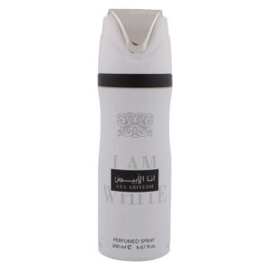 Ana Abiyedh Perfumed Spray 200ml by Lattafa – Unisex Fragrance | Long-Lasting Amber & Oud Scent becool maroc