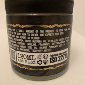 Barbero Hair Styling Paste 120ml – Strong Hold & Matte Finish for Men | Becool.ma