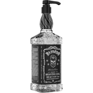 Bandido Shaving Gel Metallic 1000ml – Transparent Moisturizing Gel for Precise & Smooth Shave becool maroc