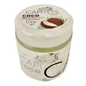 CAPILYS Coconut Cire Gel 120ml – 100% Virgin Organic Coconut Oil Hair Wax Gel becool maroc