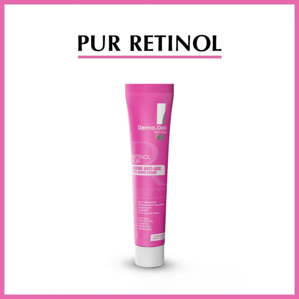 becool.ma DermaDoc Pure Retinol Anti-Aging Cream 40ml – Wrinkle Reduction & Skin Renewal becool