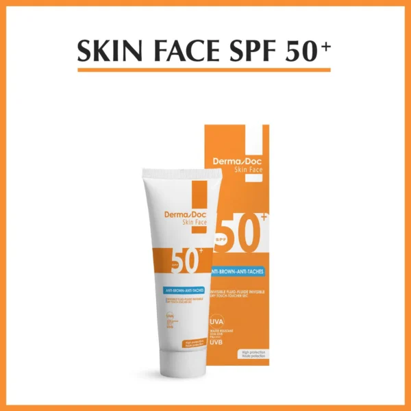 becool DermaDoc Skin Invisible Anti-Dark Spots Sunscreen SPF50 – High Protection & Anti-Aging Face Care 50ml becool.ma