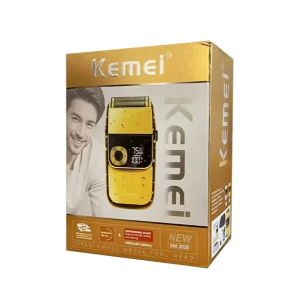 Kemei KM-2028 Reciprocating Electric Shaver – Professional Men’s Rechargeable Foil Shaver 1400mAh becool beauty maroc