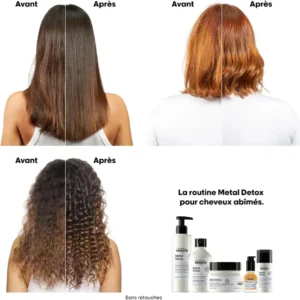 L’Oréal Metal Detox Shampoo 300ml – Professional Purifying Shampoo for Colored & Damaged Hair becool maroc