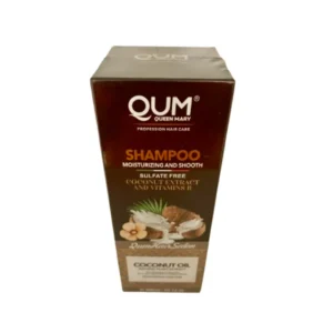 QUM Queen Mary Coconut Oil Shampoo 300ml – Moisturizing, Smoothing & Sulfate-Free becool maroc