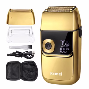 Kemei KM-2028 Reciprocating Electric Shaver – Professional Men’s Rechargeable Foil Shaver 1400mAh becool beauty maroc