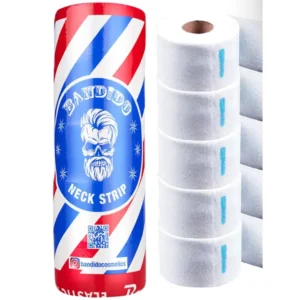 Bandido Neck Strip (5 Rolls) – Professional Disposable Barber Neck Paper for Haircuts & Shaving becool maroc