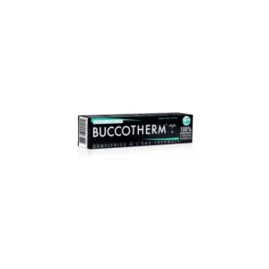 becool BUCCOTHERM Organic Active Charcoal Whitening Toothpaste 75ml – Certified BIO, Natural Mint Freshness becool maroc