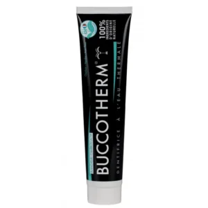 becool BUCCOTHERM Organic Active Charcoal Whitening Toothpaste 75ml – Certified BIO, Natural Mint Freshness becool maroc