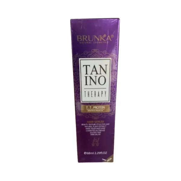 BRUNKA TANINO THERAPY T.T. Protein Hair Serum 68ml – Keratin & Argan Oil Frizz Control becool maroc