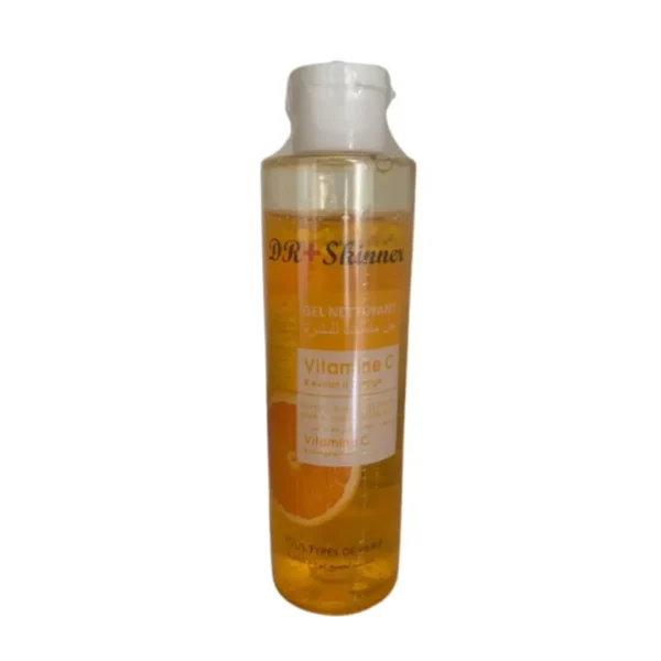 DR+ Skinner Vitamin C Cleansing Gel 200ml | Face Wash with Orange Extract for Radiant Skin becool maroc