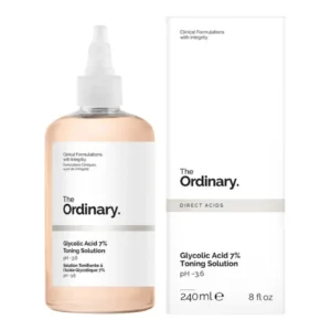The Ordinary Glycolic Acid 7% Toning Solution 240ml | Exfoliating Toner for Radiant Skin becool maroc