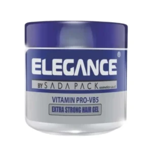 Elegance Extra Strong Hair Gel 250ml with Vitamin Pro-VB5 – Long-Lasting Hold & Shine becool maroc