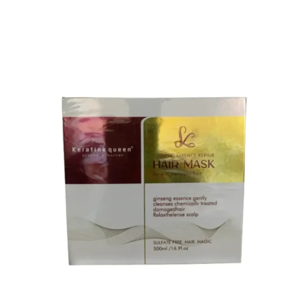 Keratine Queen Ginseng Hair Mask 500ml – Repair & Restore Dry, Damaged Hair becool maroc