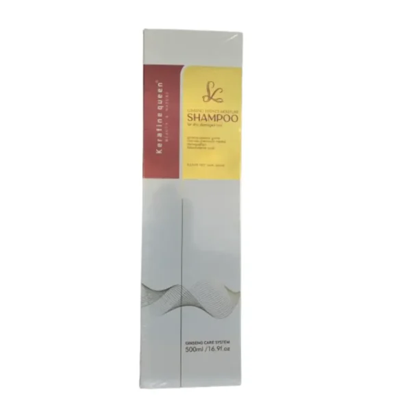 Keratine Queen Ginseng Shampoo 500ml – Moisture & Repair for Dry, Damaged Hair becool maroc